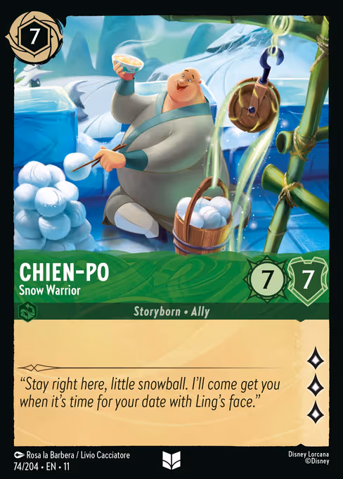 Chien-Po - Snow Warrior (Winterspell #74)