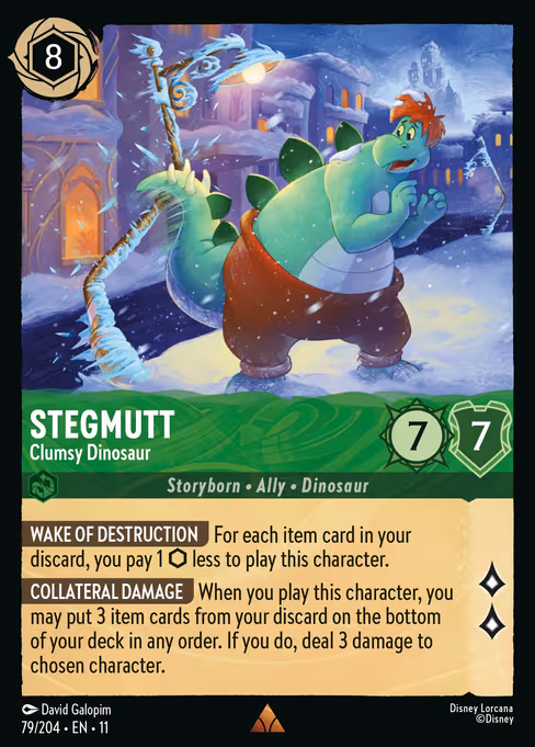 Stegmutt - Clumsy Dinosaur (Winterspell #79)