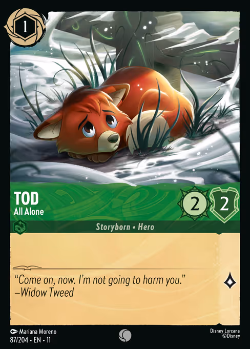 Tod - All Alone (Winterspell #87)
