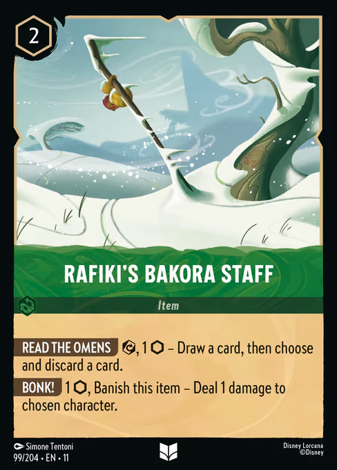Rafiki's Bakora Staff (Winterspell #99)