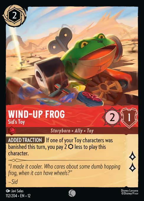 Wind-Up Frog - Sid's Toy (Wilds Unknown #112)