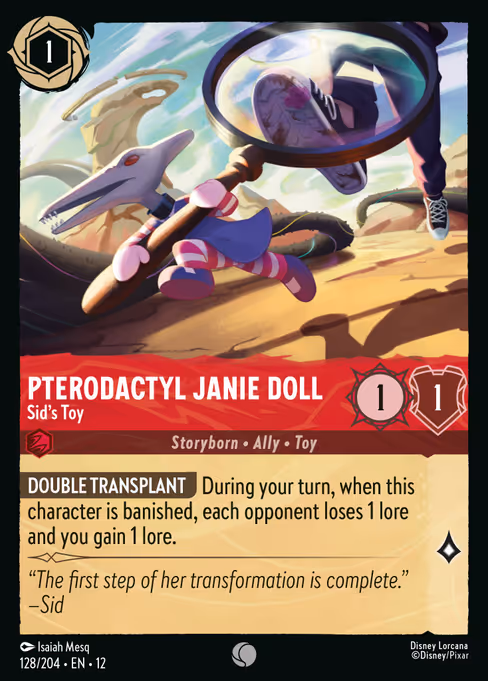 Pterodactyl Janie Doll - Sid's Toy (Wilds Unknown #128)