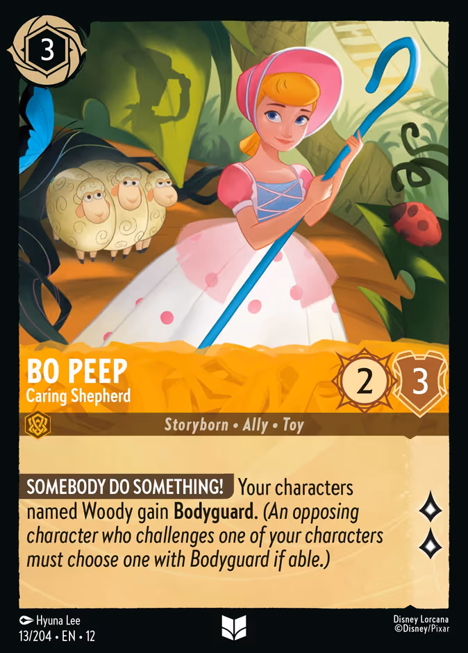 Bo Peep - Caring Shepherd — Wilds Unknown #13 (Disney Lorcana card)