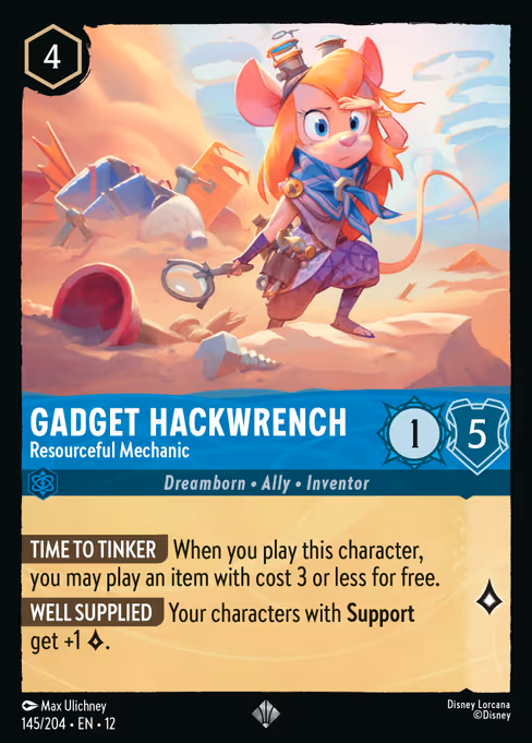 Gadget Hackwrench - Resourceful Mechanic (Wilds Unknown #145)