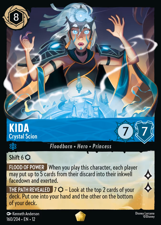 Kida - Crystal Scion — Wilds Unknown #160 (Disney Lorcana card)