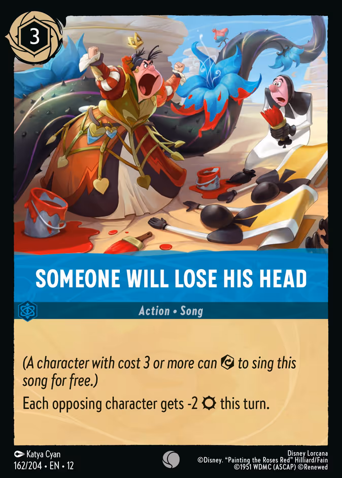 Someone Will Lose His Head — Wilds Unknown #162 (Disney Lorcana card)