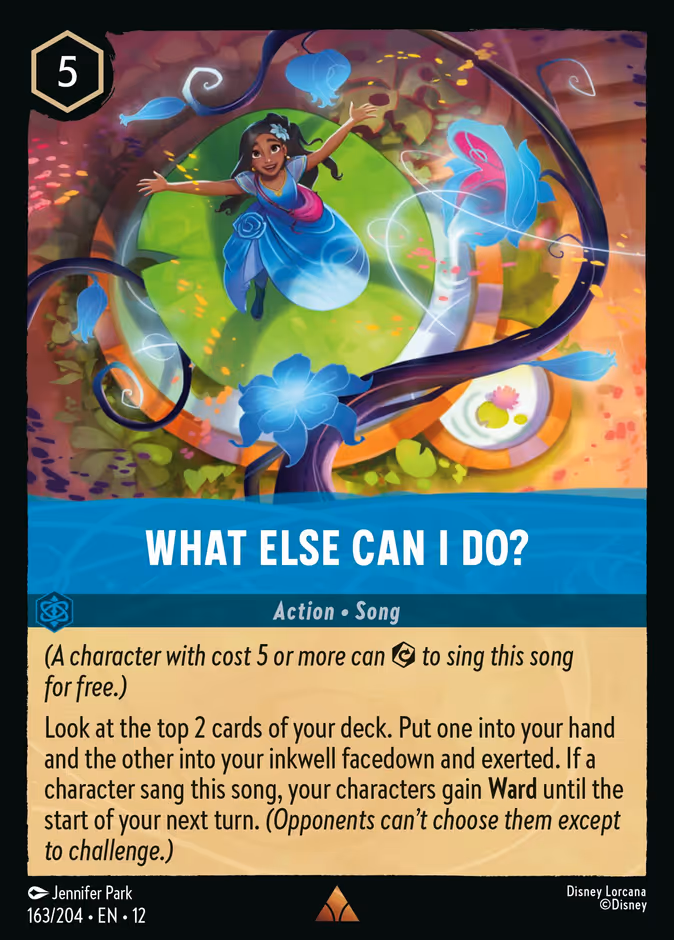 What Else Can I Do? — Wilds Unknown #163 (Disney Lorcana card)