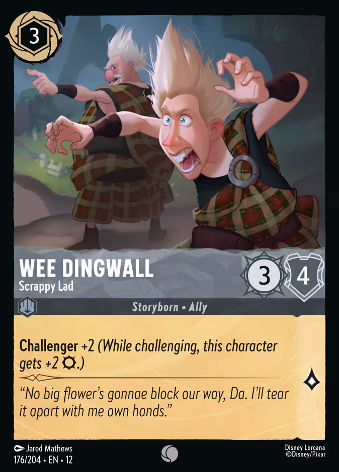 Wee Dingwall - Scrappy Lad — Wilds Unknown #176 (Disney Lorcana card)