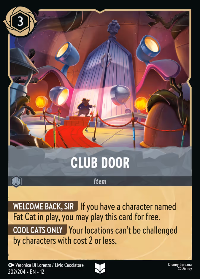 Club Door — Wilds Unknown #202 (Disney Lorcana card)