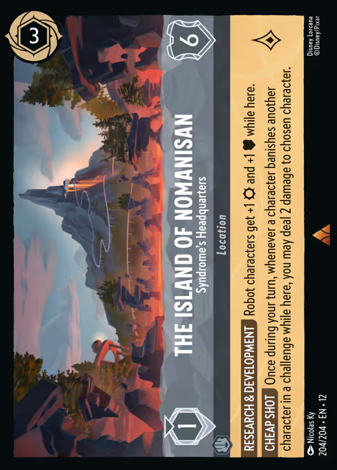 The Island of Nomanisan - Syndrome's Headquarters (Wilds Unknown #204)