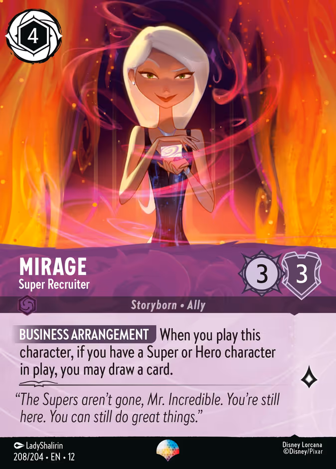 Mirage - Super Recruiter — Wilds Unknown #208 (Disney Lorcana card)
