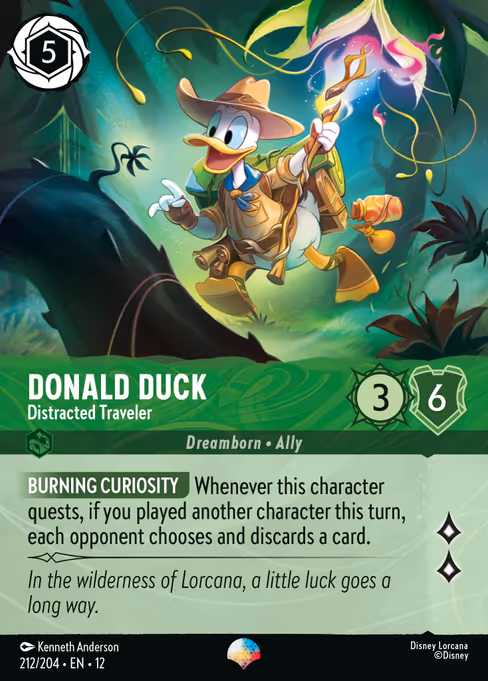 Donald Duck - Distracted Traveler (Wilds Unknown #212)