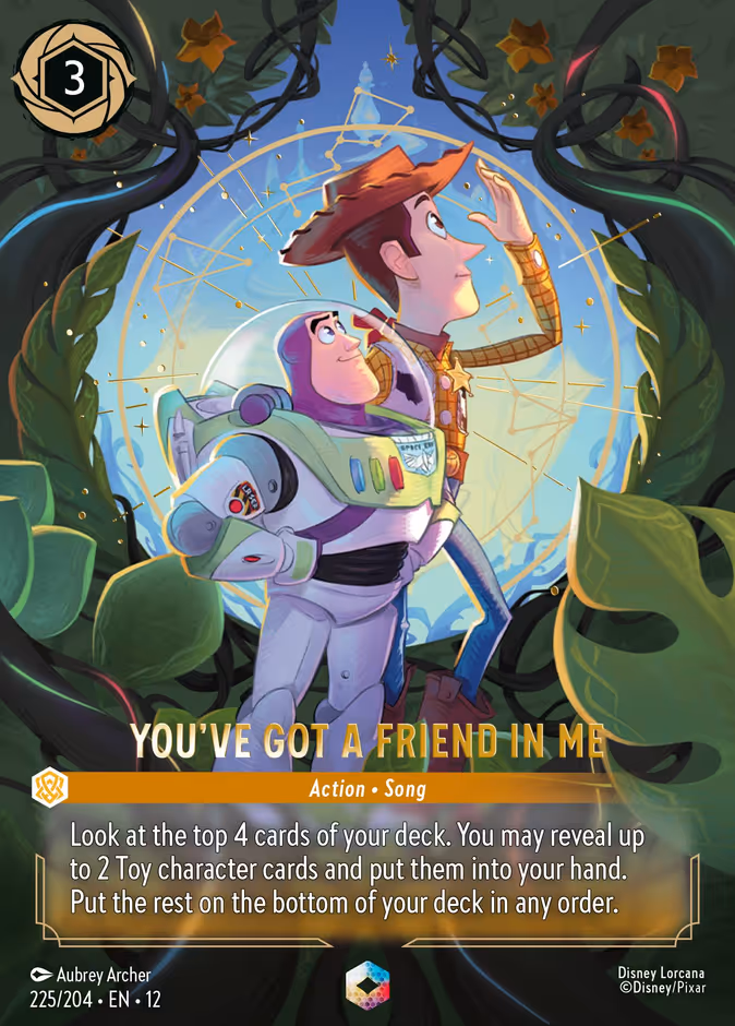 You've Got a Friend in Me — Wilds Unknown #225 (Disney Lorcana card)