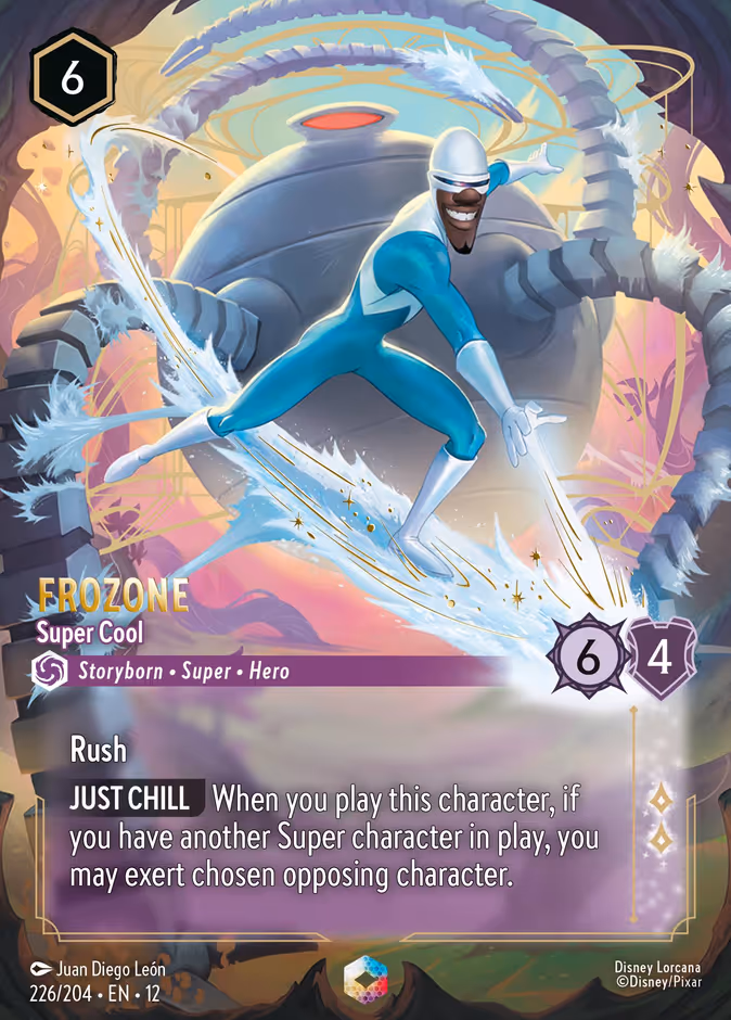 Frozone - Super Cool — Wilds Unknown #226 (Disney Lorcana card)