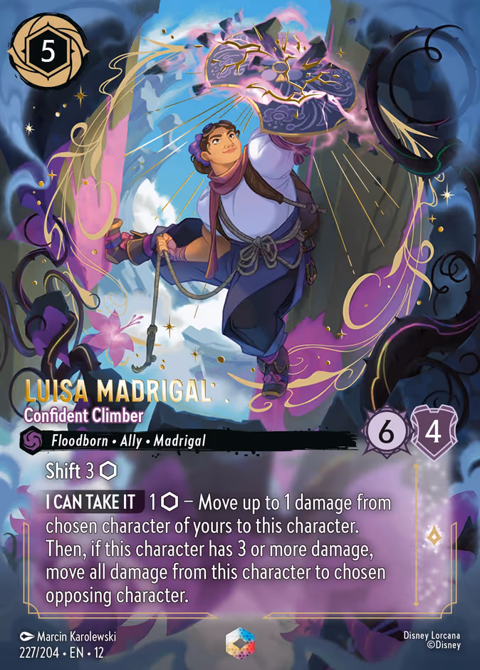 Luisa Madrigal - Confident Climber — Wilds Unknown #227 (Disney Lorcana card)