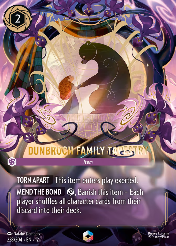 DunBroch Family Tapestry — Wilds Unknown #228 (Disney Lorcana card)