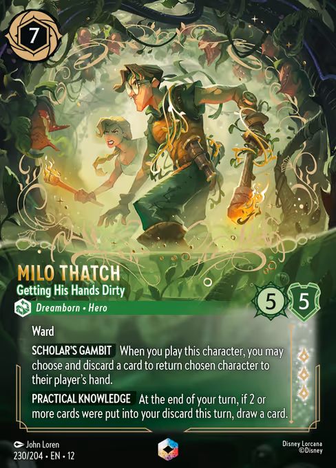 Milo Thatch - Getting His Hands Dirty (Wilds Unknown #230)