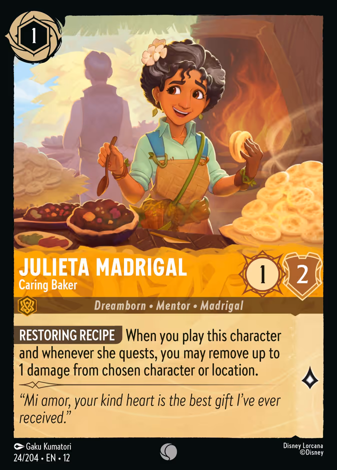 Julieta Madrigal - Caring Baker — Wilds Unknown #24 (Disney Lorcana card)