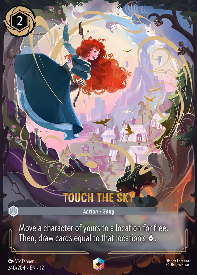 Touch the Sky — Wilds Unknown #240 (Disney Lorcana card)