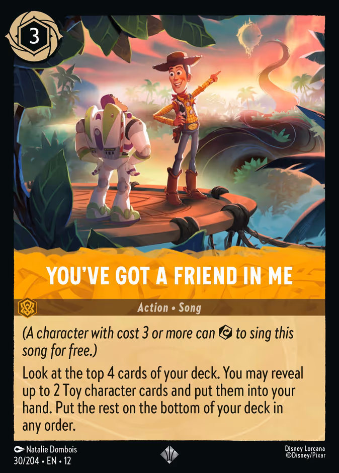 You've Got a Friend in Me — Wilds Unknown #30 (Disney Lorcana card)
