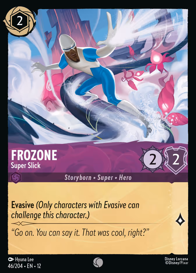 Frozone - Super Slick — Wilds Unknown #46 (Disney Lorcana card)
