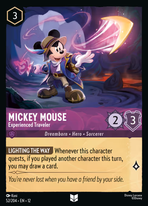 Mickey Mouse - Experienced Traveler (Wilds Unknown #52)