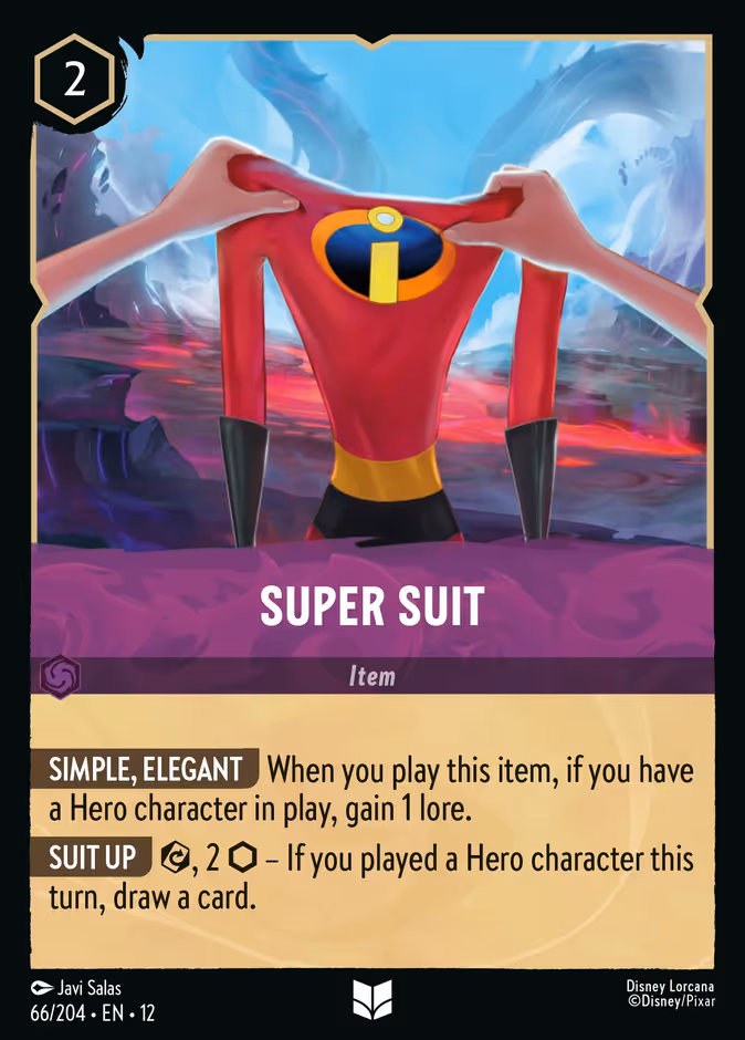 Super Suit — Wilds Unknown #66 (Disney Lorcana card)