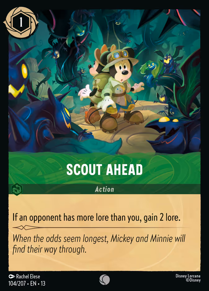 Scout Ahead — Attack of the Vine! #104 (Disney Lorcana card)