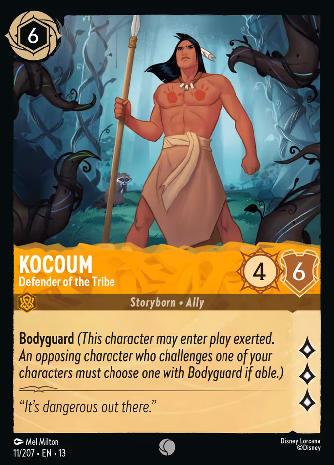 Kocoum - Defender of the Tribe — Attack of the Vine! #11 (Disney Lorcana card)
