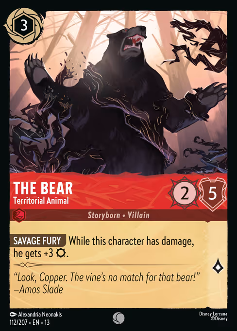 The Bear - Territorial Animal (Attack of the Vine! #112)