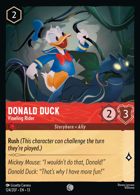 Donald Duck - Vineling Rider (Attack of the Vine! #124)
