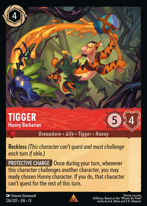 Tigger - Hunny Barbarian (Attack of the Vine! #126)