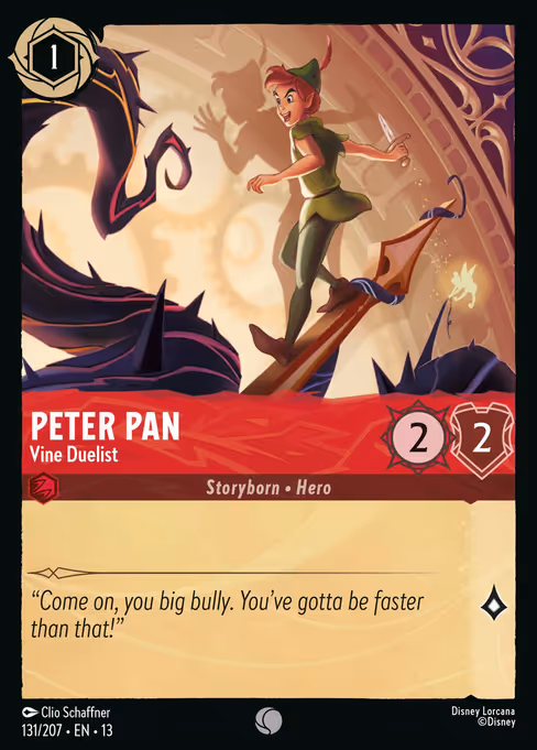 Peter Pan - Vine Duelist (Attack of the Vine! #131)