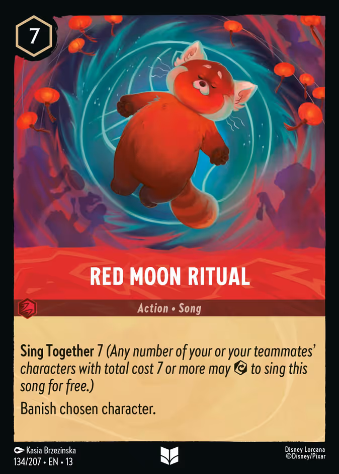 Red Moon Ritual — Attack of the Vine! #134 (Disney Lorcana card)