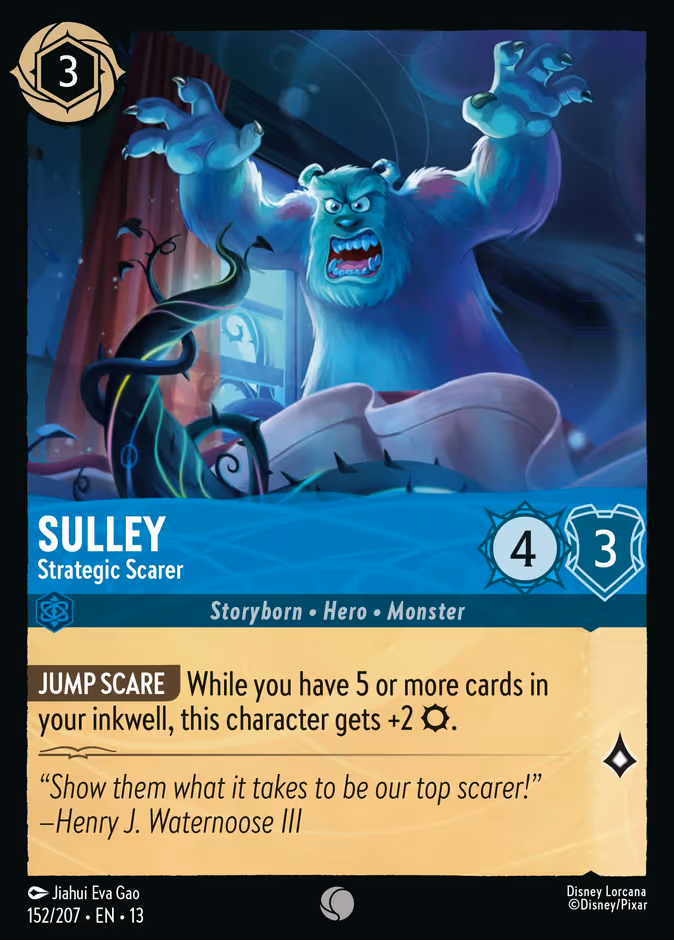 Sulley - Strategic Scarer — Attack of the Vine! #152 (Disney Lorcana card)
