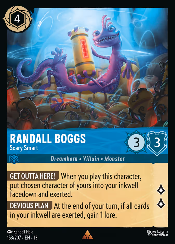 Randall Boggs - Scary Smart — Attack of the Vine! #153 (Disney Lorcana card)