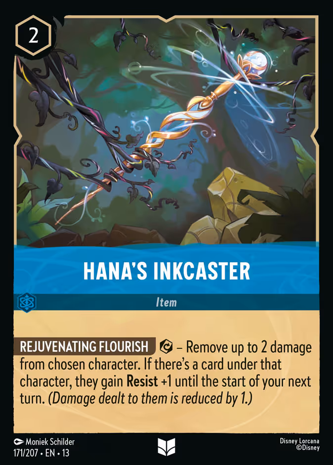 Hana's Inkcaster — Attack of the Vine! #171 (Disney Lorcana card)