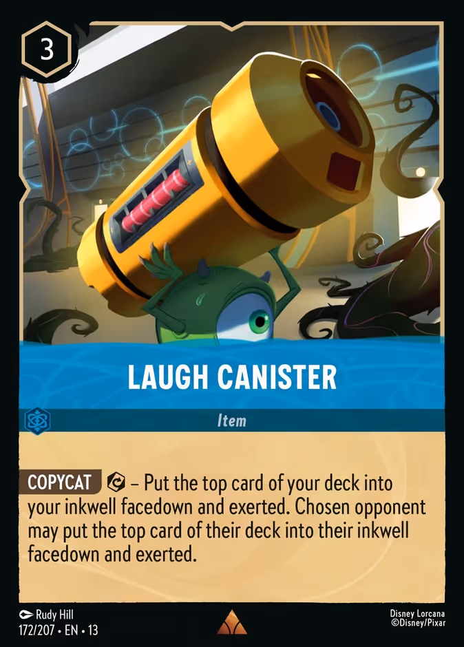 Laugh Canister — Attack of the Vine! #172 (Disney Lorcana card)