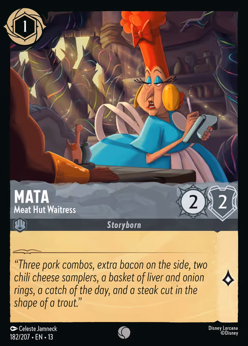 Mata - Meat Hut Waitress (Attack of the Vine! #182)