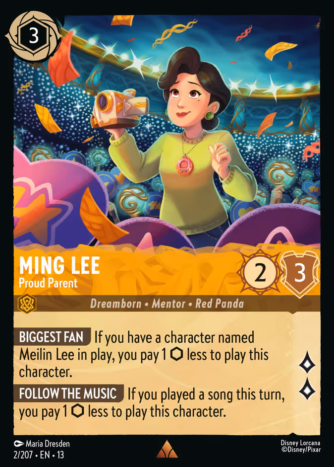 Ming Lee - Proud Parent — Attack of the Vine! #2 (Disney Lorcana card)