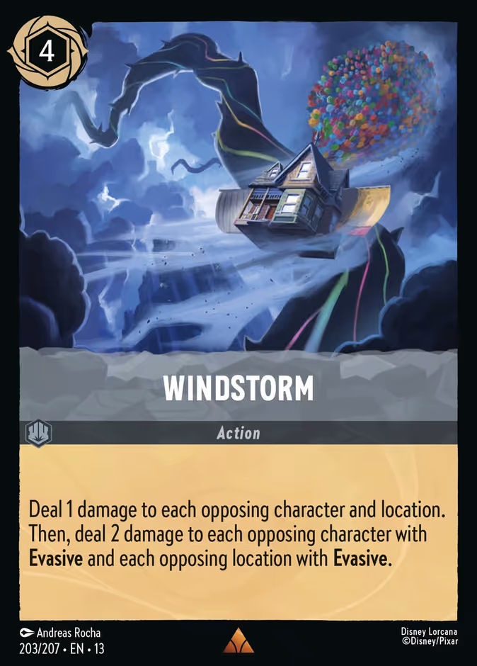 Windstorm — Attack of the Vine! #203 (Disney Lorcana card)
