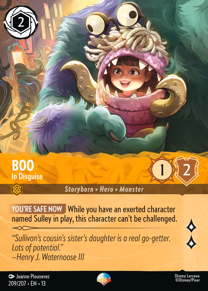 Boo - In Disguise — Attack of the Vine! #209 (Disney Lorcana card)