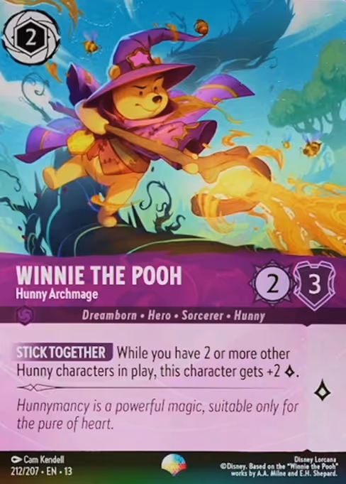 Winnie the Pooh - Hunny Archmage (Attack of the Vine! #212)