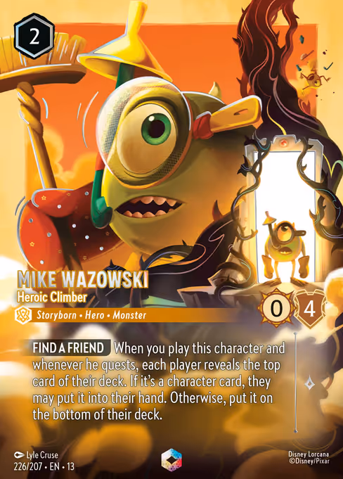 Mike Wazowski - Heroic Climber (Attack of the Vine! #226)