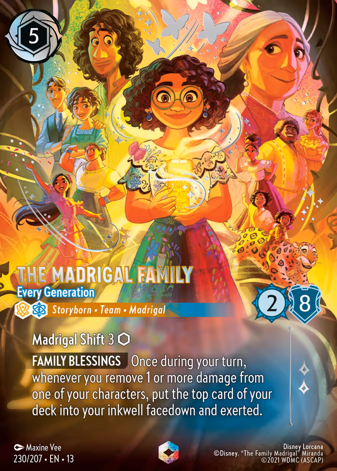 The Madrigal Family - Every Generation — Attack of the Vine! #230 (Disney Lorcana card)