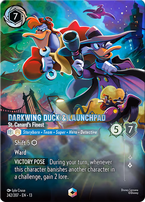 Darkwing Duck & Launchpad - St. Canard's Finest (Attack of the Vine! #242)
