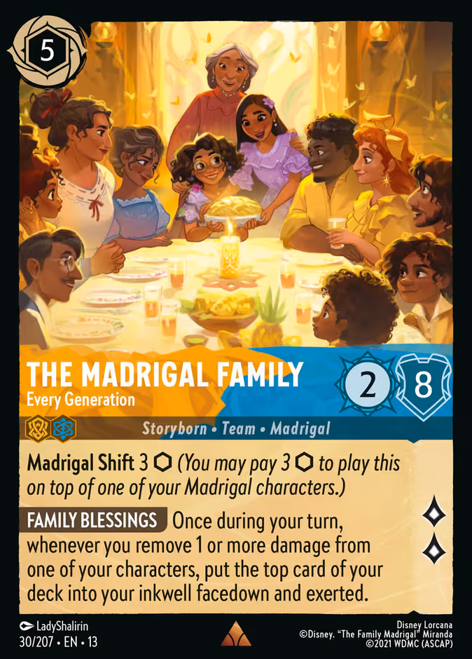 The Madrigal Family - Every Generation — Attack of the Vine! #30 (Disney Lorcana card)