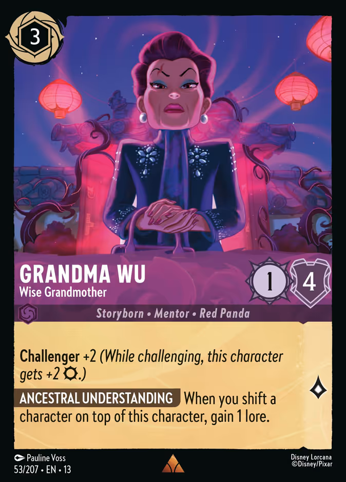 Grandma Wu - Wise Grandmother — Attack of the Vine! #53 (Disney Lorcana card)