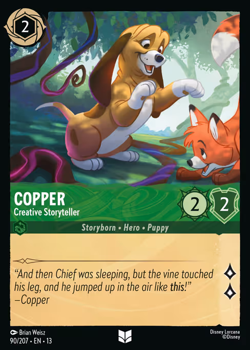 Copper - Creative Storyteller (Attack of the Vine! #90)