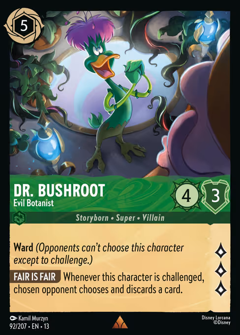 Dr. Bushroot - Evil Botanist (Attack of the Vine! #92)